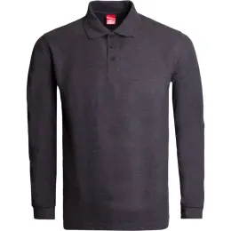FWRD Long Sleeve Golfer Charcoal Melange
